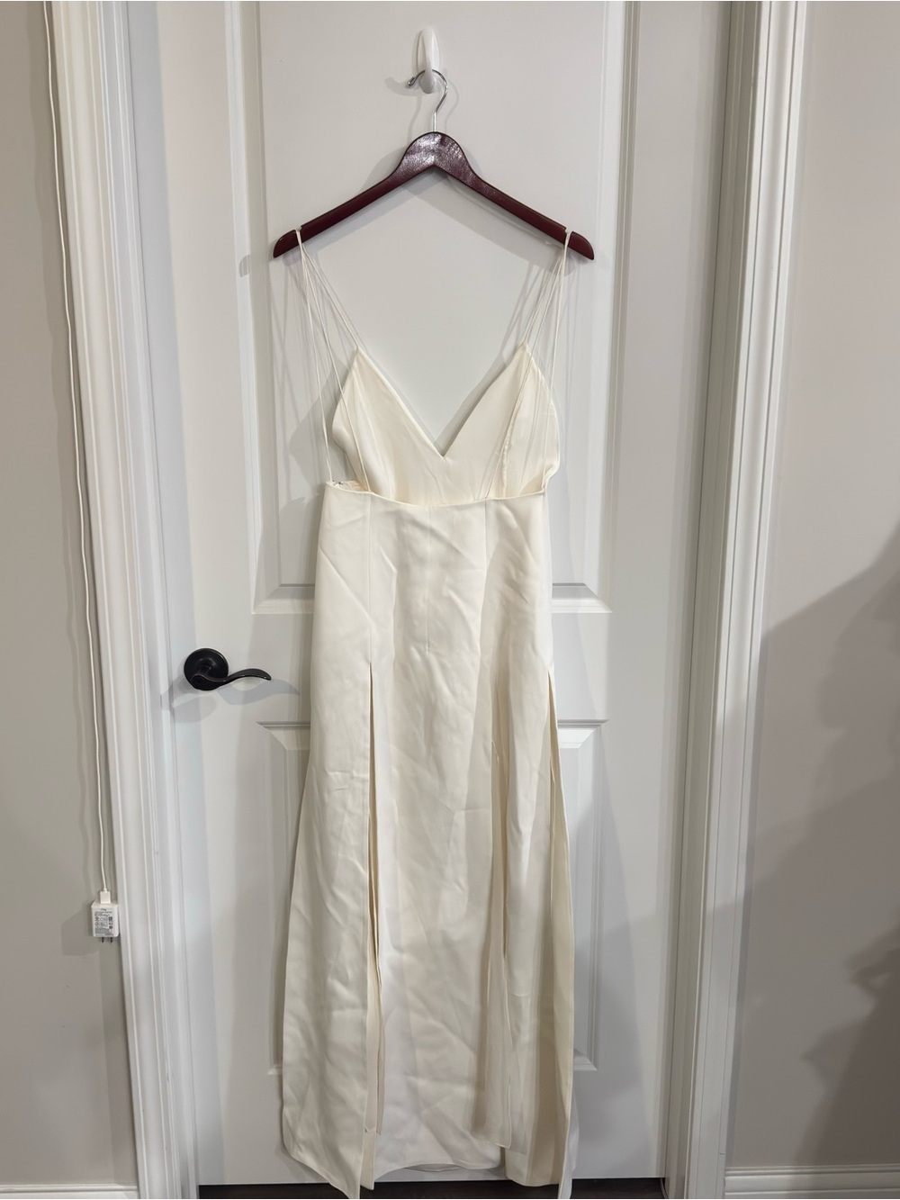 KHAITE Nonya Open Back Maxi Dress in White - Picture 11 of 12